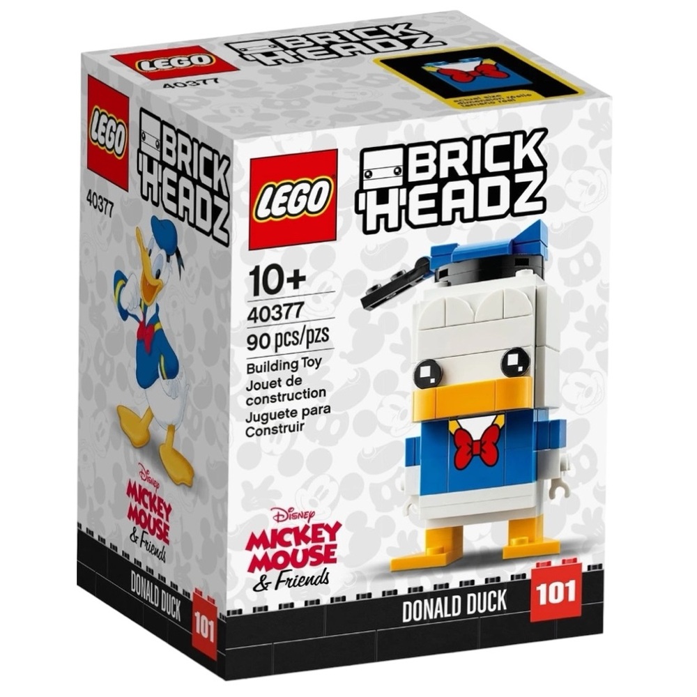 LEGO 40377 Donald Duck Disney Brickheadz Brand New In Box Retired